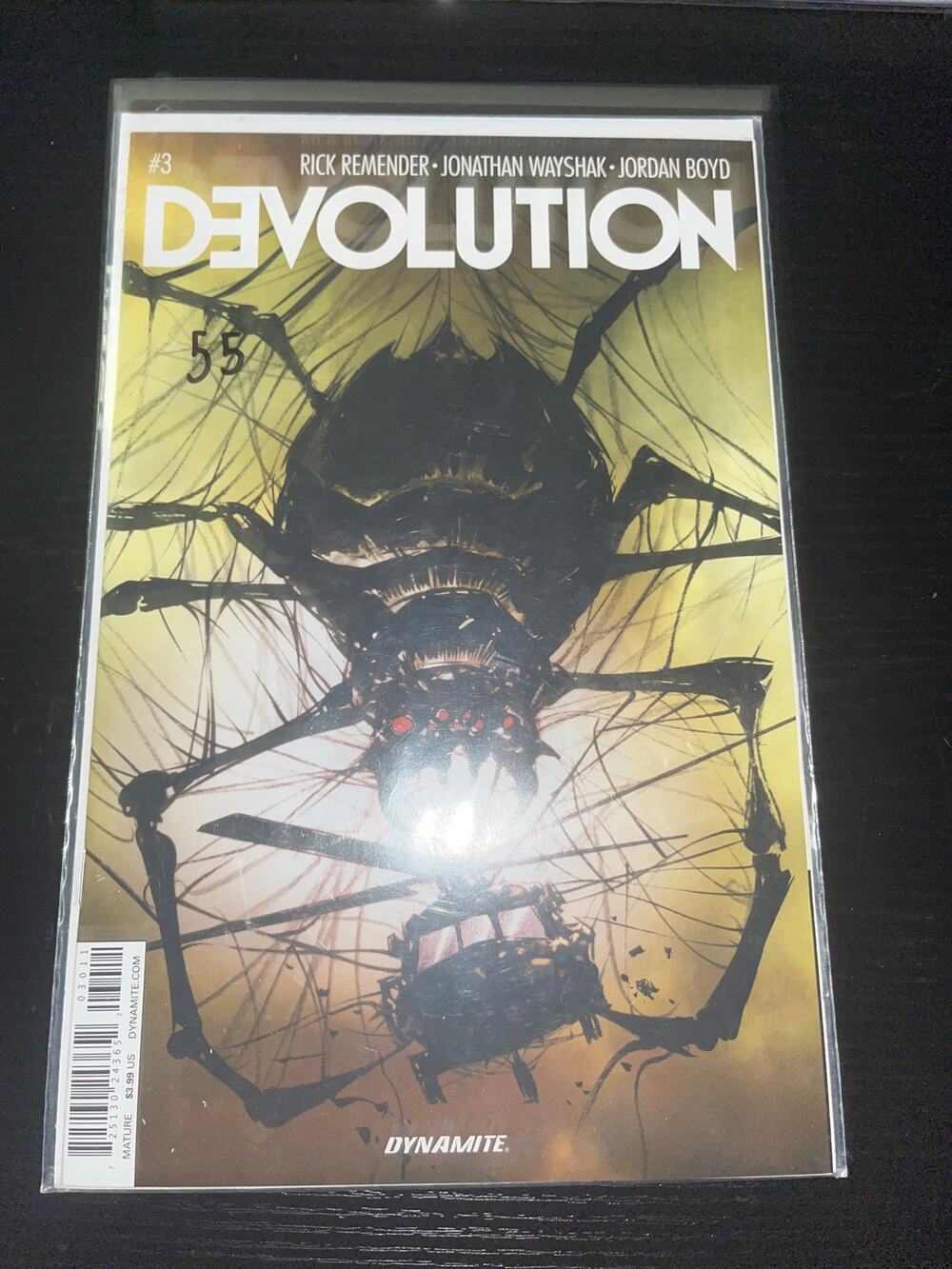Devolution #3,  comic book published by Dynamite Entertainment in 2016.